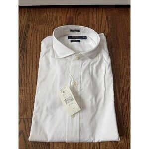 Polo Ralph Lauren Slim Fit Italian Fabric Shirt White Size 15 1/2